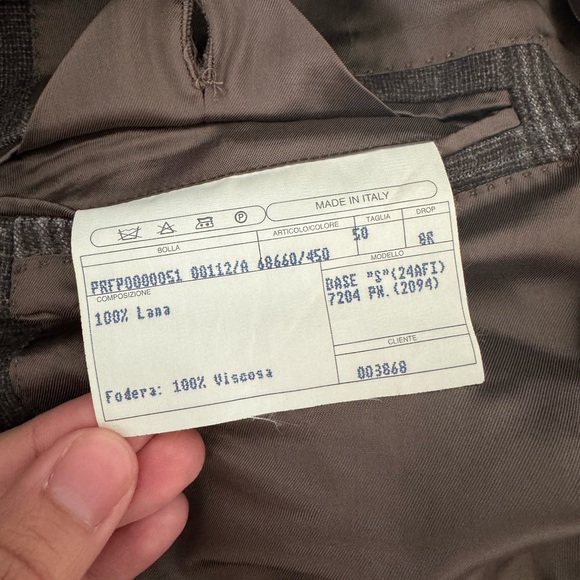 [SOLD] ISAIA Napoli Suit - Grey Size 40US (50IT) - Picture 3 of 8